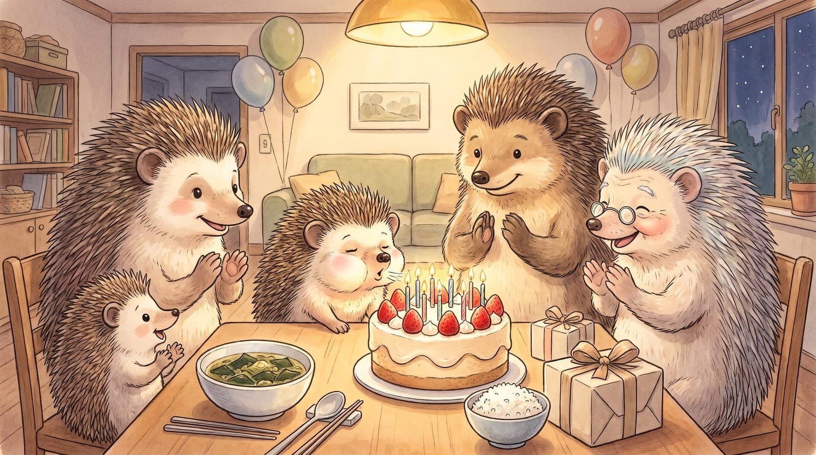 생일 케이크에 초를 꽂고 '후' 부는 까닭